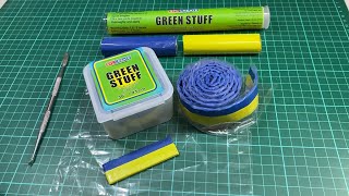 Sculpting with Green Stuff Part One an introduction to modelling putty and sculpting tools [upl. by Hollinger780]