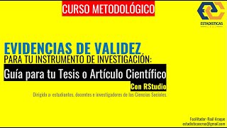 Curso Metodológico🔥 Validación de Instrumento de Investigación🎯 tesis investigación [upl. by Cord]