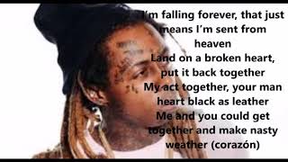 LIL WAYNECORAZON LYRICS [upl. by Pressman]