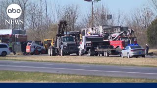 Multiple dead in Ohio Charter bus crash carrying students [upl. by Adnolay131]