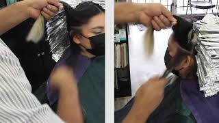 CABELLO COBRIZO INTENSO PASO A PASO como preparar el cabello para un tono cobrizo [upl. by Kirsteni]