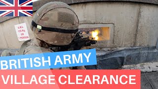 British Army  Infantry VILLAGE CLEARANCE  Training GoPro [upl. by Garihc169]