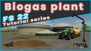 Farming Simulator 22 Production Chains Biogas  Tutorial series part 2 [upl. by Norri790]