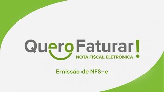 Emissão de nota de serviço NFSe no sistema Quero Faturar [upl. by Marola17]