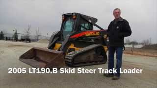 New Holland LT190B Skid SteerTrack For Sale [upl. by Niveg546]