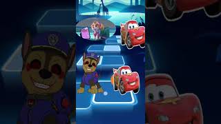 Chase vs Lightning McQueen Tiles Hop Edm Rush Gaming [upl. by Torto872]