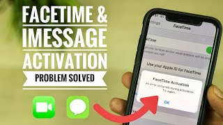 FaceTime amp iMessage activation unsuccessful solved  Waiting for activation [upl. by Lamson]