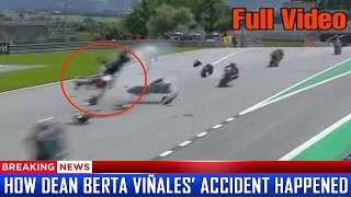 How Dean Berta Viñales’ accident happened [upl. by Harshman]