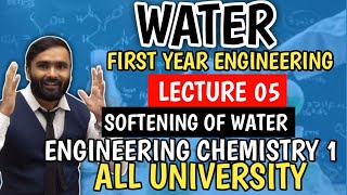 WATERLecture 05Softening of Water ENGINEERING CHEMISTRYPRADEEP GIRI SIR [upl. by Itagaki]