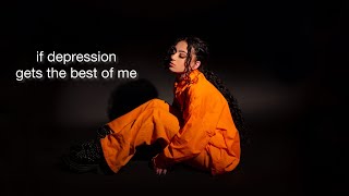 Zevia  if depression gets the best of me Official Lyric Video [upl. by Berne]