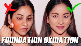 How to STOP Your Foundation From Oxidizing [upl. by Anehsuc703]