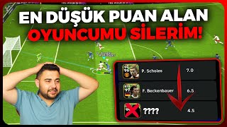 MAÇTA EN DÜŞÜK PUAN ALAN OYUNCUMU SİLERİM😱 FULL EPİKLİ KADROMLA OYNADIM🔥 EFOOTBALL 2024 MOBİLE [upl. by Say]