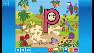 Letterland Alphabet Phonics Sounds Songs Shapes and Writing  Letter P  Peter Puppy [upl. by Alverson]