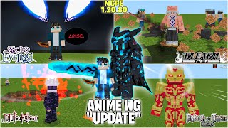 This Addon is Fire🔥 Anime wg addon mcpe 120  solo leveling addon mcpe  jujutsu kaisen addon mcpe [upl. by Clynes]