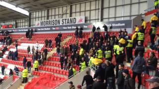 Millwall FC fans at Rotherham United away [upl. by Enel]