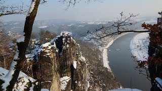 KAMERAFAHRT  BASTEI und DRESDEN im Winter 2013 [upl. by Tadashi]