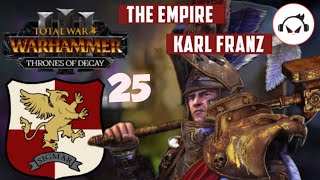 HARD BATTLE AGAINST TZEENTCHS TRICKSTER THE DECEIVER TotalWar Warhammer 3 IE Part 25 KARL FRANZ [upl. by Arbua]