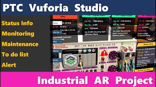 PTC Vuforia Studio  AR Project 소개 3 증강현실  AR Maintenance [upl. by Earle523]