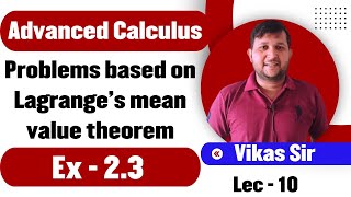 The derivative and mean value theorem  Advanced calculus ex 23  Mathslighthouse  LMVT [upl. by Ahsenac764]