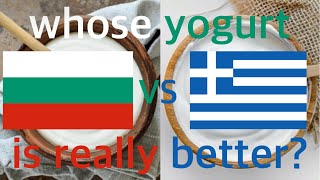 Bulgarian Yogurt VS Greek Yogurt What’s The Difference And Which Is Better with taste test [upl. by Fortunato]