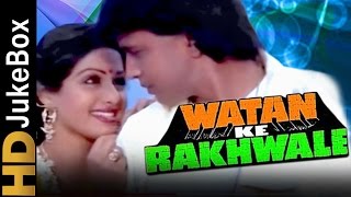 Watan Ke Rakhwale 1987  Full Video Songs Jukebox  Mithun Chakraborty Sridevi Dharmendra [upl. by Vaenfila]