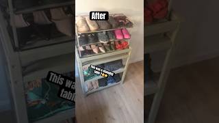 I Turned an Old Nasty Changing Table into Closet Storage 🤭 short shorts transformation DIY [upl. by Norok]