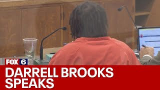 Darrell Brooks speaks before sentencing in Milwaukee County case  FOX6 News Milwaukee [upl. by Nossila531]