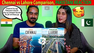 Chennai vs Lahore 4K Cinematic Comparison  Pakistani Reaction [upl. by Alleber]