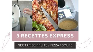 3 RECETTES EXPRESS AVEC LE THERMOMIX TM6  UNE JOURNEE DANS MON ASSIETTE [upl. by Ayimat329]