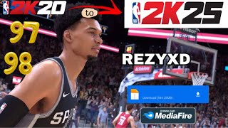 NBA 2K20 Updated Roster 2K25 V97 V98 no need f1vmFibaOlympicPBAHD GraphicRezyXD 🇮🇩🔥 [upl. by Modesty]