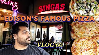 VLOG 60 Tried Singas Famous Pizza in Edison New Jersey [upl. by Stoller]