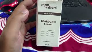 quotMan Matters BeardGro Serum Review  Boost Beard Growth in India  Does It Really Workquot [upl. by Han]