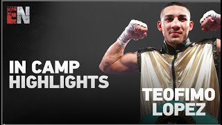 MUST SEE Teofimo Lopez in Camp for Lomachenko  ESNEWS BOXING [upl. by Wilkison315]