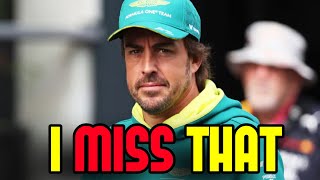 Fernando Alonso EXPOSES What He Misses in Formula 1 [upl. by Blaze977]