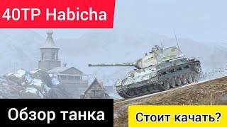 40TP Habicha  Обзор летсплей Как играть Wot Blitz [upl. by Annis]