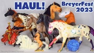 My BreyerFest 2023 Haul  Special Runs Clarion Finds Breyer Store Models Spirit Horses amp More [upl. by Delp]