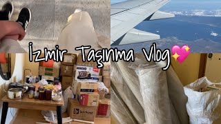 Taşınma Vlog Part1  İzmir’ e Taşındık 🫶🏻💖 Vlog [upl. by Akamaozu]