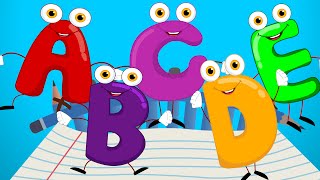 Five Little Alphabets  Nursery Rhymes For Babies  Cartoon Videos For Children by Kids Tv [upl. by Hambley999]