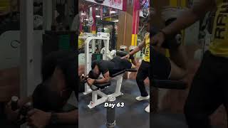 legs workout vlog  Day 63 youtubeshorts minivlog fitnessinspiration [upl. by Johnathon489]