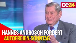 Hannes Androsch fordert autofreien Sonntag [upl. by Eitsirk896]