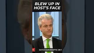 Watch Host Get Pissed as Geert Wilders Calmly State Uncomfortable Facts [upl. by Anyar]