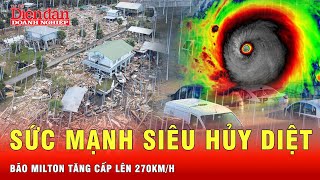 Bão Milton tăng cấp lên 270kmh tiến về Florida Mỹ “run rẩy” trước sức mạnh kinh hoàng [upl. by Jaf]