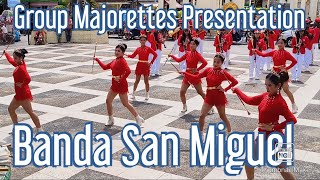 Banda San Miguel  Group Majorettes Presentation  Abucay Bataan Fiesta 2024 [upl. by Mutat]