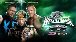 Logan Paul vs Kevin Owens vs Randy Orton WrestleMania XL Hype Package [upl. by Yeslaehc]