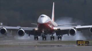 Boeing 7478 Intercontinental takes first flight [upl. by Ahseiyt]