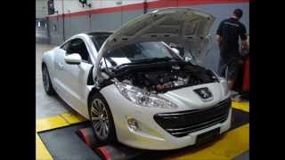 PEUGEOT RCZ 16 TURBO 2012  Reprogramação ECU chip nascarchips youtube [upl. by Yojal]