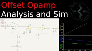 Analysis and Simulation of Offset Noninverting Opamp Circuit [upl. by Haiacim]