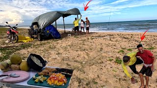 ACAMPAMENTO COM BRENO FOI UMA EXPLOSÃO DE PEIXES GIGANTES no final da tarde veja o que aconteceu [upl. by Rochemont]