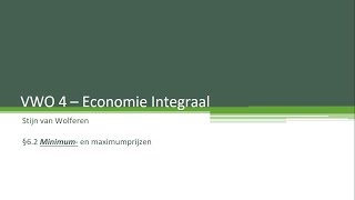 Economie  Markt  Minimumprijzen [upl. by Hgielanna404]