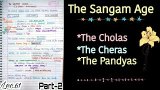 The Cholas Cheras amp Pandyas  The Sangam Age  Ancient History  Lec61  An Aspirant [upl. by Kusin627]